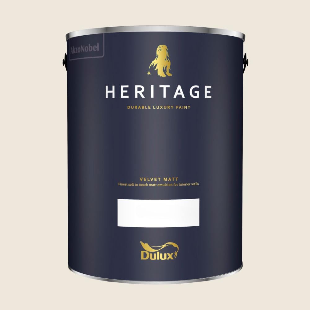 Paint Stop Mixed Colour Dulux Trade Heritage Matt Ochre White 5L