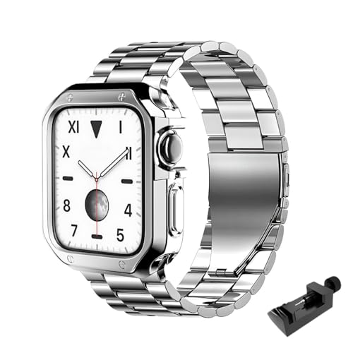 Apple Watch݊i XeX oh یP[Xt AbvEHb`p ^ rv xg SE2 SE Ultra 2 Ultra (Vo[, 38/40/41mm)