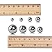 SATINIOR 16 Pcs Coin Ring Making Balls Monkey Fist Ball Stainless Steel Balls, Assortment of 3/4