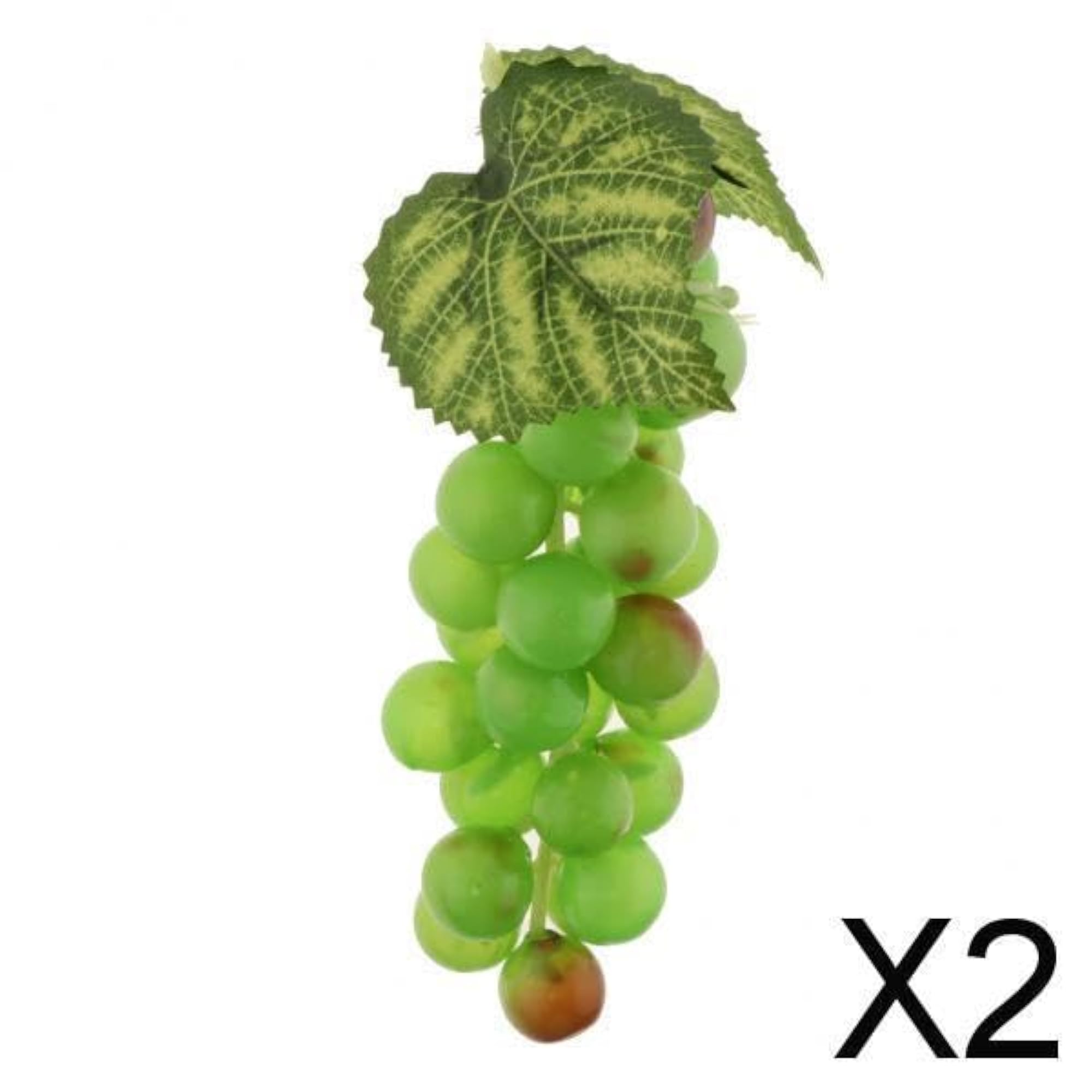2xArtificial Grapes Fruit Home Kitchen Display