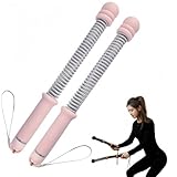 コードレスバトルロープ 2026年最新第三代 バトルロープ 負荷調整可能 自宅用トレーニング器具 筋トレ＆ダイエット 関節に優しい低衝撃 コンパクトで バトルロープコードレス(桜ピンク)