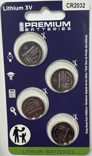 TagSaver Replacement Batteries for Apple AirTag, Perfectly Fits AirTag, No Bitter Coating, OEM CR2032 Battery (Pack of 4)