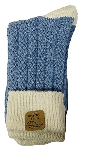 Berry & Wilson LADIES WOOL BOOT/WALKING SOCKS UK 4-7 • EU 37-41 * 2 PAIRS* - Image 2