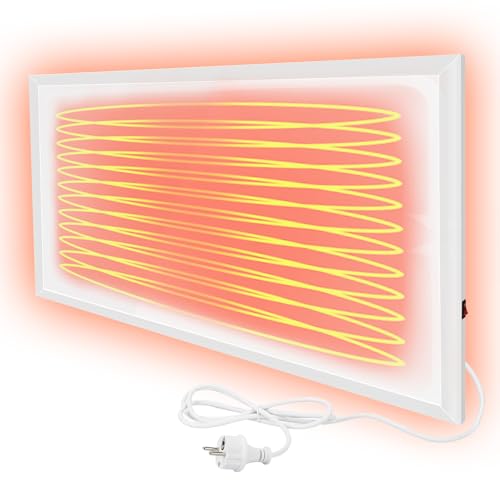 Infrarotheizung Energiesparend Infrarot Wandheizung-350W Heizung Elektrisch Wand Elektroheizung mit Wandmontage Überhitzungsschutz Wandmontage Heizkörper für Küche Schlafzimmer Wohnzimmer