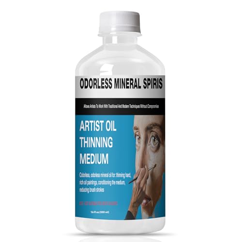Odorless Paint Thinner for Oil Painting (16.9oz)