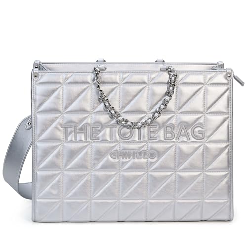 Image of Chinllo Laptop Tote Bag for Women Top Handle Satchel Purse and Handbags Work Compartment with Shoulder Strap