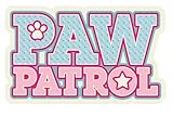 4 Inch Logo Everest Skye Paw Patrol Girl Pup Badge Wall Decal Sticker Pups Puppy Puppies Dog Dogs Removable Peel Self Stick Adhesive Vinyl Decorative Art Kids Room Home Decor Children 4 x 2 1/2 inches