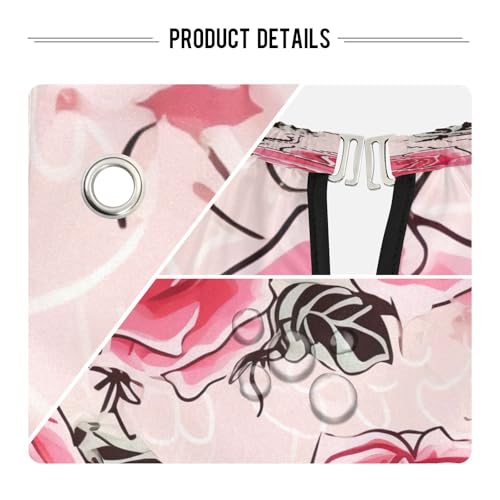 Capa profesional para corte de cabello con estampado floral, impermeable, con cierre ajustable de broche, para peluquería y barbería miniatura 4