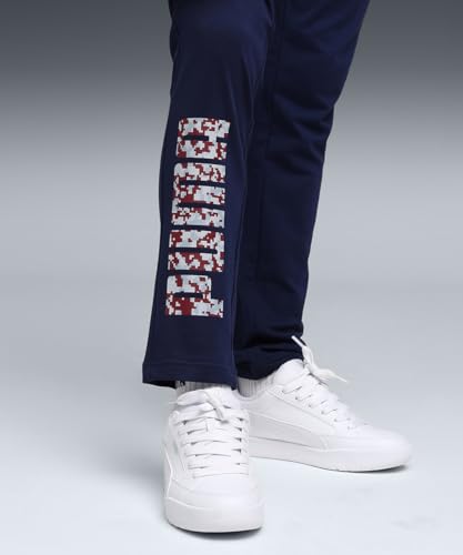 Image of PUMA Men's Mid Rise Regular Fit Track Pants