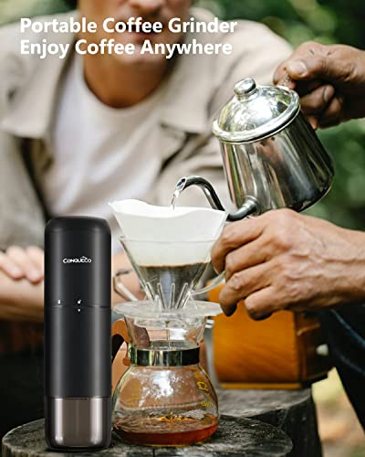 Conqueco CGM 01 Portable Electric Burr Coffee Grinder: Conqueco Small Coffee Bean Grinding Machine thumb #1
