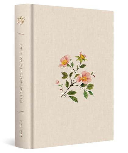 ESV Single Column Journaling Bible (Cloth over Board, Rosehip Design): Holy Bible, English Standard Version - image 1