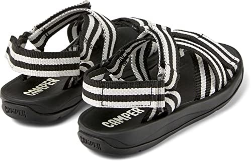 Camper Women's Ankle-Strap Flat Sandal, Multicolor, 7.5 | Image 3