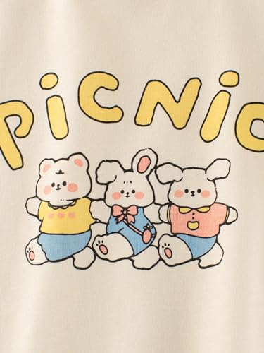 Image of 100% Cotton Girls T-Shirt 2-Pack Cute Tops Casual Soft Printed Toddlers Tees Layering 18Months-8Years