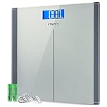 Etekcity High Precision Digital Body Weight Bathroom Scales Weighing Scale with Step-On Technology, 180 kg/28 st/400 lb, Backlight Display, Slim Design, Silver