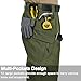 Hiwise Men's Stretch Tactical Pants Water Resistant Outdoor Cargo Pants Lightweight Ripstop EDC Hiking Work Pants (Army Green, 36WX30L)