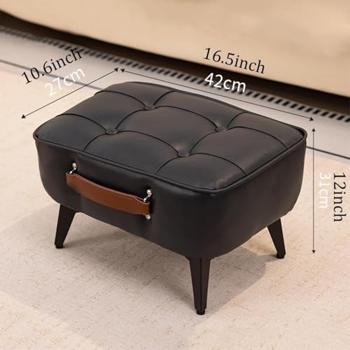 Repose-pieds ergonomique salon pouf vert compact et durable