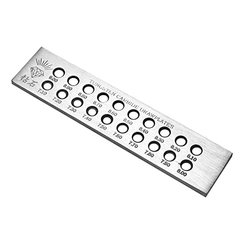 Wire Draw Plate, Wire Drawplate Tungsten Carbide Round Draw Plate,Metal Draw Plate Jewelry Tools Decorations Accessories, Used to Make Jewelry and Other Crafts(04) - Image 3