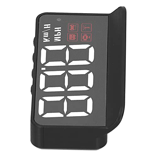 Windshield Speedometer Projector,OBD2 HUD Heads Up Display, GPS Speedometer MPH with Travel Direction, Overspeed Alarm Fatigue Driving Alarm for Car