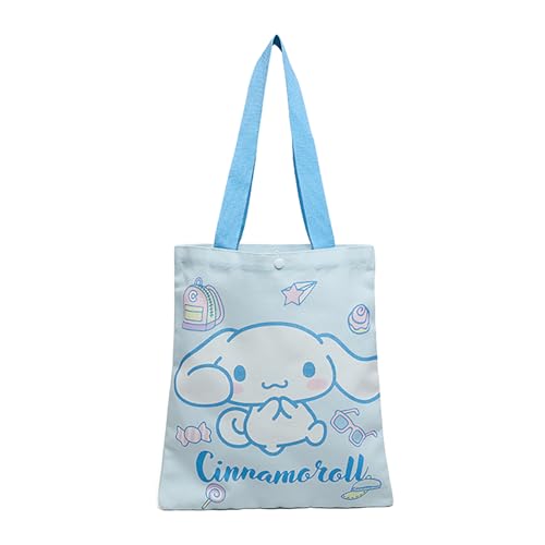 R&B Girls 126-1-AG214-1 Cinnamoroll Printed Tote Bag Light Blue Free Size