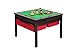 UTEX 2 in 1 Kids Construction Play Table with Storage Drawers and Built in Plate (Espresso)