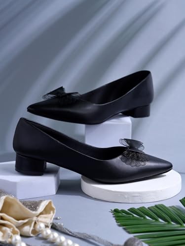Image of Shoetopia Women's Patent Finish Heeled Mule Sandal, Open Toe Slip-On Mid Heel Slide, for Casual, Office, Evening and Special Occasions