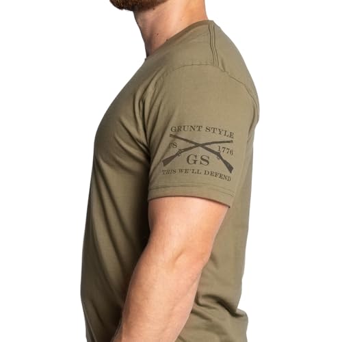 Image of Grunt Style Basic Crew Pack - USA, American Graphic Tee, Patriotic, Everyday, T-Shirts for Men Pack