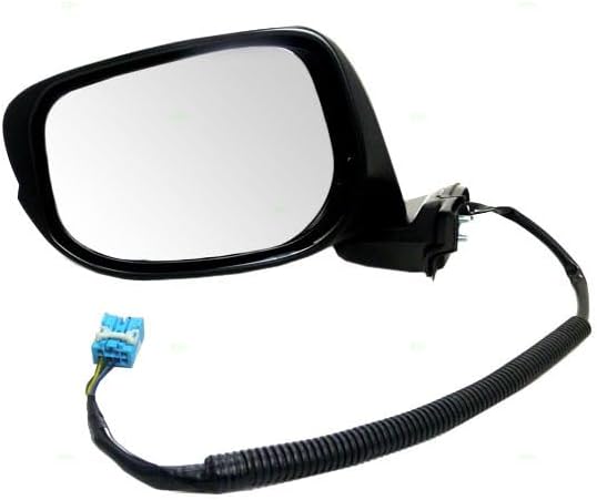 Brock Replacement Drivers Power Side View Mirror Ready-to-Paint Compatible with Fit 76258-TK6-305