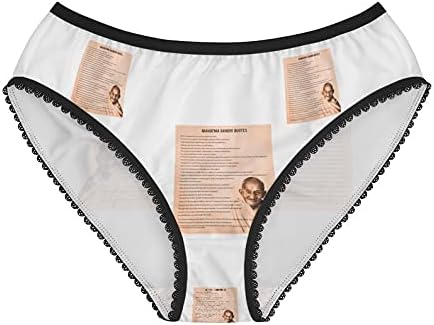 Gandhi Poster Panties, Gandhi Poster Underwear, Briefs, Cotton Briefs, Funny Underwear, Panties For Women