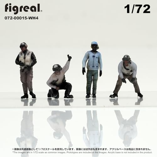 figreal 1/72 figura pintada US Navy Flight Deck Crew miniatura 2