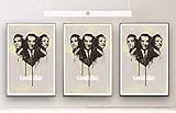 Paul Sinus Art Good Fellas 90x60cm auf Masterclass Metallic 