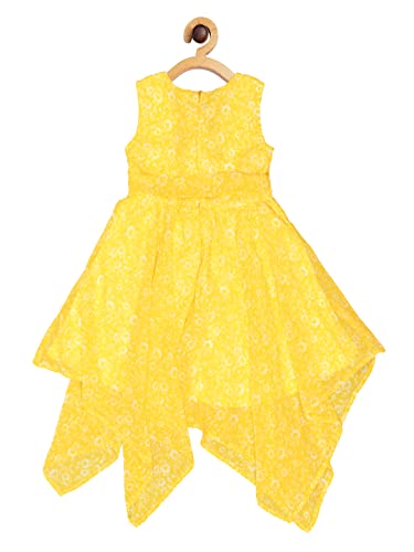 Image of CREATIVE KIDS Floral Print Fit & Flare Girl Dress