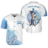 AOVL Personalized Honduras Baseball Jersey Shirt, Honduras Jersey for Men and Women, Jersey Honduras, Camisa Honduras Hombre (Polyester Blend, Honduras 1)