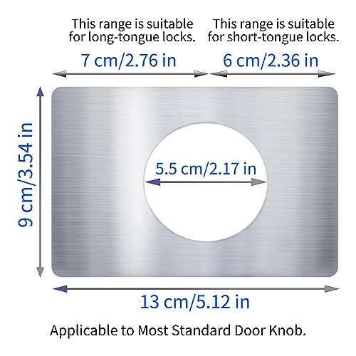 Zolunu Door Lock Repair Plate, Door Lock Reinforcement Plate, Door Lock Fixing Plate - Image 3