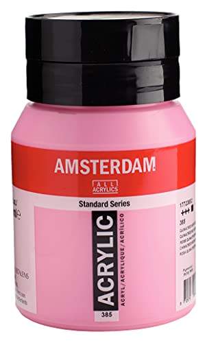 Amsterdam Standard Series Acrylic Jar 500 ml Quinacridone Rose Light 385 (17723852)