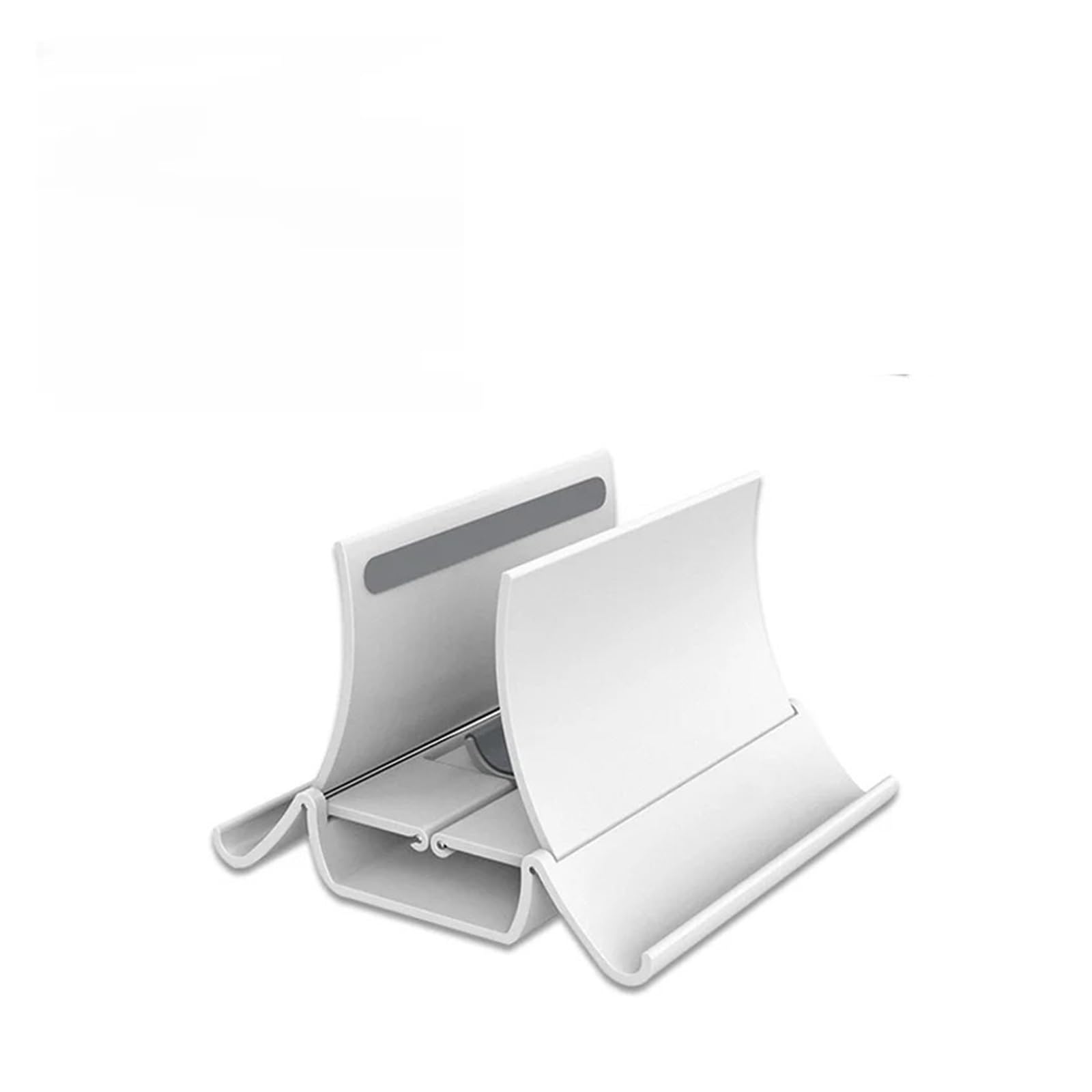 Support vertical ordinateur portable : accessoire de rangement fixe pour bureau