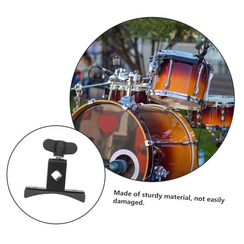 Clamp para montaje de Cowbell para tambor negro miniatura 6