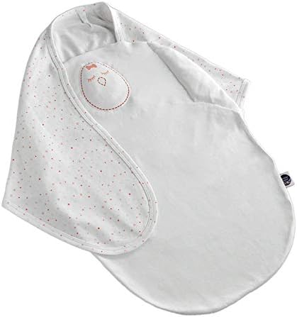 Nested Bean Zen Swaddle - Gently Weighted Swaddle | Baby: 0-6M | Cotton 100% | Help Reduce Moro (Startle) Reflex | TOG 1.5