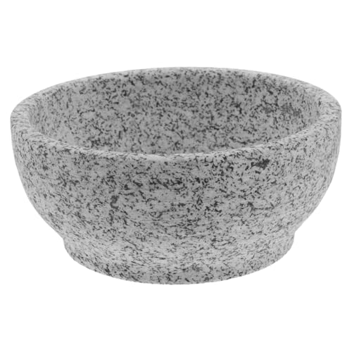 HOMSFOU 600 ml Speckstein Sauna Aromabecher: Hitzebeständiger Sauna Diffusor für Ätherische Öle - 16 cm Durchmesser Saunaöl Diffusorstein für Heimsauna & Spa