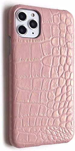 Coque iPhone 13 Pro Max rose croco une idée cadeau chic pour elle - 5