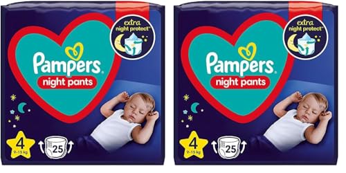 Pampers (Alte Version), Night Pants Windeln, 4 (Packung mit 2)
