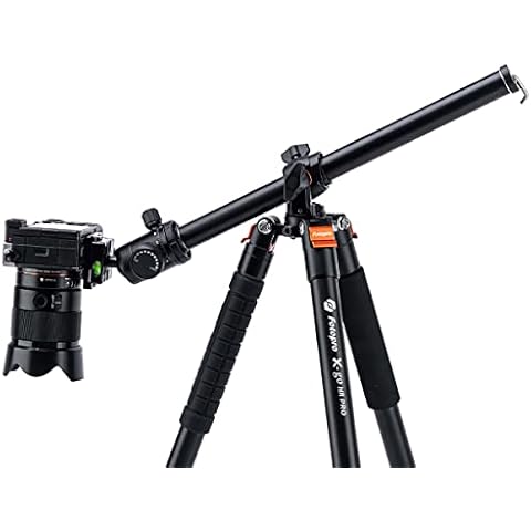 Fotopro 68 inch Camera Tripod Horizontal 360 Tripod Portable Monopod with Ball Head 16KG Load Capacity Quick Release Plate, for Travel and Work Cover
