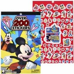 Miniatura 1 de Mickey 4 hojas de papel de aluminio para cubierta adhesiva, más de 200 calcomanías