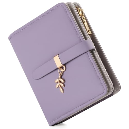 Image of RRANCharltu Purses for Women, RFID Blocking Ladies Purse,Light Purple
