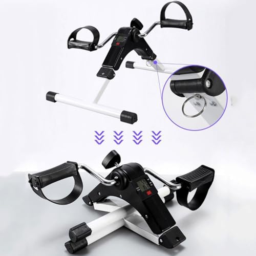 Ejercitador de piernas plegable mini bicicleta portátil miniatura 5