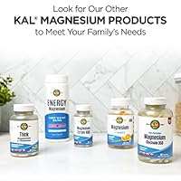 Amazon.com: KAL Magnesium Glycinate VegCaps, Fully Chelated High ...