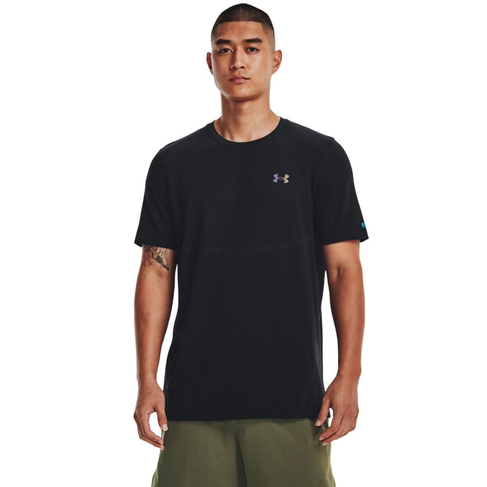 Under Armour Men's Black Ua Vanish Elite Seamless Short Sleeve T-Shirt Xl