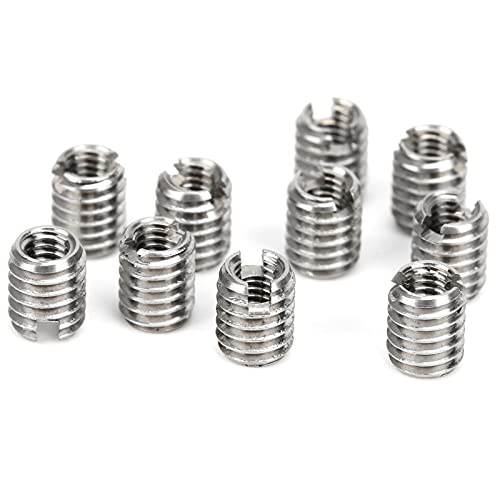 Porca de Reparo, Ferramenta de Conversão de Rosca de Manga de Aço Inoxidável, 10pcs Reduzindo Soquet