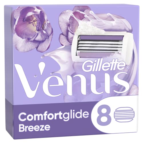 Gillette Venus Breeze Ostrza Do Golenia (8 Sztuk), 3 Ostrza I Wygodnie Zintegrowany Żel Do Golenia