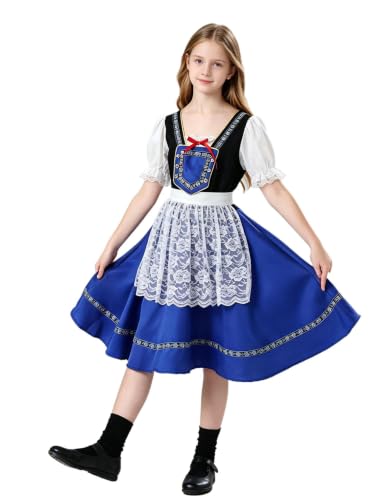 Vestido bávaro niña para el Oktoberfest y fiestas temáticas de disfraces