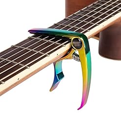 EXENXA Flanger Guitare Capo Universel Multi Couleur en Alliage De Zinc Métal Changement Rapide Pince Acoustique… - Les Beatles, Paul McCartney, John Lennon, RIngo Starr, George Harrison EXENXA Flanger Guitare Capo Universel Multi Couleur en Alliage De Zinc Métal Changement Rapide Pince Acoustique… – Image 2